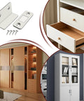 Stick On Magnetic Cabinet Latches No Drill Door Catch For Wardrobe And Drawers Invisible Strength Slim Magnet Closure System