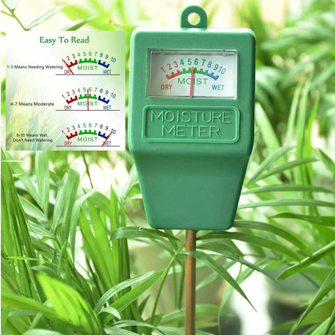 Soil Moisture Meter For Indoor And Outdoor Plants, Hygrometer Moisture Sensor And Water Monitor For Potted Plants, Garden.