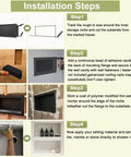 Installation steps for Tile Ready Recessed Shower Niche 16x28 Outer, 24x12 Inner, Single Shelf Bathroom Organizer with images
