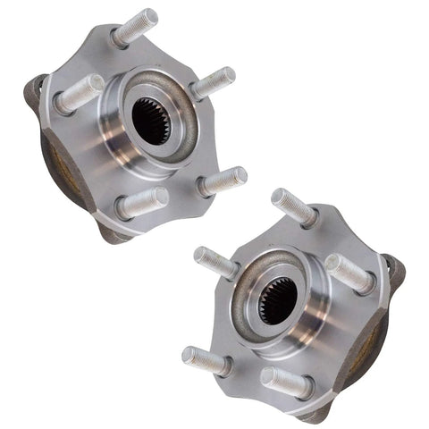 Two Piece Front Wheel Bearing And Hub Assembly Kit For Nissan Rogue 2014 Through 2023 And Rogue Sport 2017 Through 2022