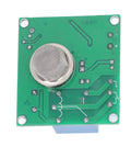 Plug And Play Smoke Sensor Module With Adjustable Threshold And Cranking Buzzer, infrared sensor on green circuit board.
