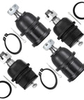 4 Piece Front Suspension Kit For Ford F150 1997 2003 And Expedition 1997 2002 With Front Spring Torsion Bar Upper And Lower Ball Joints Replacement Includes All Parts featuring ball joints and hardware
