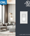 Decorator Wall Plates 50 Pack Outlet Covers For 1-Gang Switches 2.76 X 4.5 Standard Size White UL Listed Impact Resistant Durable Receptacle Covers Bulk Contractor Pack Perfect For Homes And Offices And Renovations in living room setting