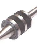 Extended Nose MT4 Live Center For Lathe With 0.000394 Inch Accuracy, 2,500 RPM Max, 880 Lbs Load, Morse Taper 4 Precision Center Support