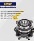 Rear Wheel Bearing And Hub Assembly 512388 Beefed Up Replacement Fits Infiniti QX60 JX35 2013 2014 2019 And Nissan Altima Maxima