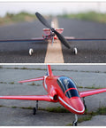 Red model planes with RC Airplane Wheels 25mm Foam Replacement Pack Of 8 For DIY Model Planes And Helicopters, ideal for indoor use.
