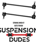 Acura RDX Front And Rear Sway Bar Link Kit 2013 To 2018 Replace Worn Links To Eliminate Clunking And Tighten Handling For A Smoother Responsive Ride Performance Upgrade, black steel links