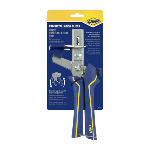Tile Leveling Pliers Kit For Lash And Xtreme Pro Systems with fully adjustable head and wedge on retail packaging
