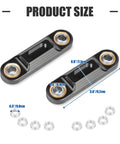 Sway Bar End Links For Can Am Spyder 2013 To 2026 F3 RT RS ST Series Black Heim Joint Upgrade black aluminum pair with spacers, 3.6in x 0.9in