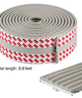 High Density NBR Foam Baby Proofing Edge Protectors With Super Sticky Pre Taped Adhesive for sharp corners, 6.6 ft roll in classic grey.