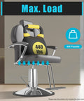 Barber Chair Hydraulic Pump Replacement For Most Styling Chairs, Pro Grade 440lbs Load Capacity illustration