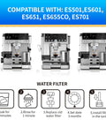 Ninja Luxe Cafe Espresso Cleaning Kit 6 Month Supply Descale Packets Cleaning Tablets Water Filters for ES501 ES601 ES701