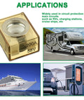 Straight Up 200 Amp Mrbf Marine Battery Fuse With 58V Dc Max Rating And Ip66 Waterproof Build for RV circuit protection.
