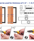 Installation guide for Solid 5 Inch Center To Center Slim Square Bar Drawer Handles With Oil Rubbed Bronze Finish Pack Of 10