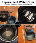 Dog Water Filter Replacement Six Pack For Petmate Replendish And Mason Gravity Waterers Boss Level Charcoal Filters showcase