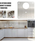 Cabinet Hinges Repair Plate Kit With Stainless Steel Bracket And Fixing Screws For Kitchen Cupboard Doors Durable No Fuss Hinge Repair For Wood Cabinets 6 Pack showing repair plate and kitchen setup
