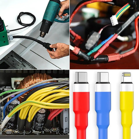 Top Tier 1/2 Inch Heat Shrink Tubing 13 Foot Roll Dual Wall Adhesive Lined Waterproof Wire Wrap Cover for electrical wire sealing.