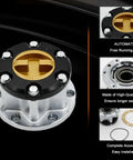 Heavy Duty Mechanical Hub Assembly For Suzuki Samurai Jimny Vitara X90 Escudo featuring 26 spline alloy construction, showing front view.