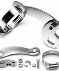 Two Sets Universal M12 Torque Arm Conversion Kit For E Bike Hub Motors Fits Front Or Rear Installations Durable 12mm Torque Arm For Adult Electric Bicycle Maintenance Tool, stainless steel parts