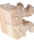 Solid Wood Carved Rose Furniture Legs Set For Sofa Table Bed Dresser Cabinets And Benches Easy Install Replacement Feet