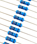 40 Value Resistor Kit With Twelve Hundred Pieces 0.5W Metal Film Resistors From 1 Ohm To 1M Ohm Perfect For Prototyping