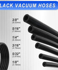 All In One Vacuum Hose Kit With Six Five Foot Hoses And 64 Connectors For Automotive Fluid Lines Windshield Washer Garden