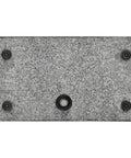 Beefy 25Kg Granite Parasol Base With Locking Bolts And Adapter showing underside with secure bolts for windy conditions