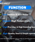 Mechanic working on OEM Quality Rear Wheel Bearing And Hub Assembly With ABS For 2007-2009 Chevy Equinox, highlighting benefits