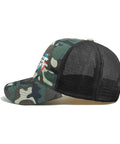 Camo Unisex Cotton Baseball Hat Trucker Cap Dope Breathable Dad Hat for Golf Fishing and Casual Wear Multiple Color Options