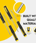4 Piece Hook And Pick Set For Automotive And Home Repairs With Ergonomic Handles, Shop Grade Quality, Handy For Tackling Tight Spots, Includes Straight Pick Full Hook 90 Degree Hook And 135 Degree Hook, Great For O Ring Tasks, stainless steel
