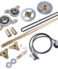 Rear Live Axle Kit With Sprocket And Hub Brake Assembly Chain For Drift Trike Go Kart Hub Replacement Brake Disc Chain Master Cylinder Caliper Pillow Blocks And Mounting Hardware
