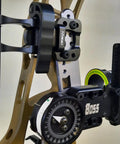 Quiver Extension Bracket For Archery Bow Gun Metal Grey Movable Sight Bracket That Keeps Your Quiver Out Of The Way While You Dial In Your Aim