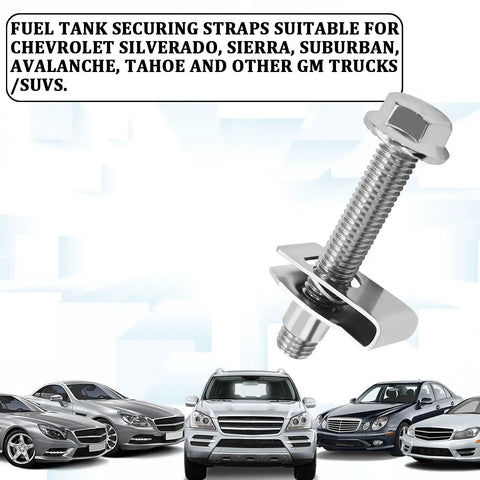Chevy Fuel Tank Strap Bolts Kit 304 Stainless Steel Gas Tank Strap Bolts For Silverado Suburban Tahoe Avalanche Colorado Yukon