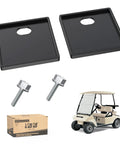 Easy Install Golf Cart Front Windshield Bottom Mounting Strut Pads Kit With Stainless Steel Screws for Club Car DS 2000 Up
