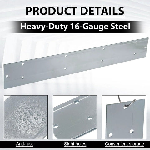 24 Inch Folding Steel Sheet Metal Bender For HVAC Ductwork, Heavy Duty tool with sight holes and anti-rust finish