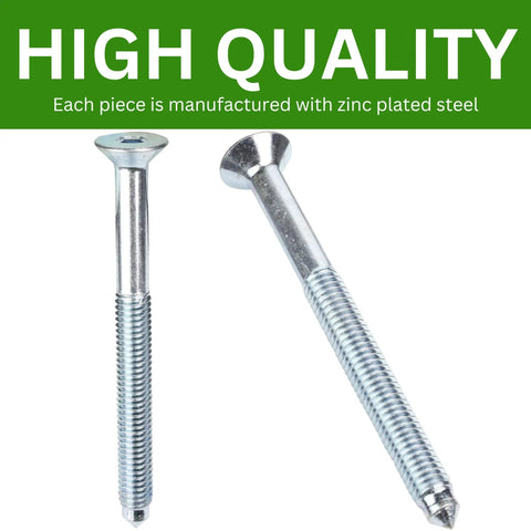 Certified Top Tier Long Screws For Furniture Assembly And Home Repairs Offering Exact Match Replacement For Ikea 123756 zinc plated steel screws