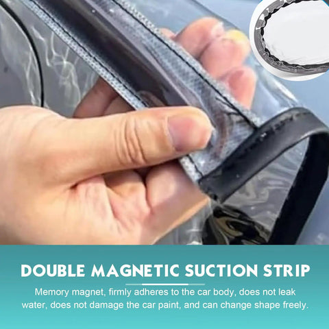 Magnetic EV Charger Port Cover With Straight Up Waterproof PVC Shield Keeps Dust And Freezing Weather At Bay So Your Plug Stays Locked Down and securely attached to a vehicle.