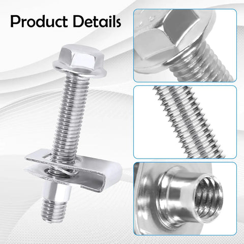 Includes Four 304 Stainless Steel Fuel Tank Strap Bolts And Four Premium Locking Nuts For Silverado 1999 Through 2021 And Select Models