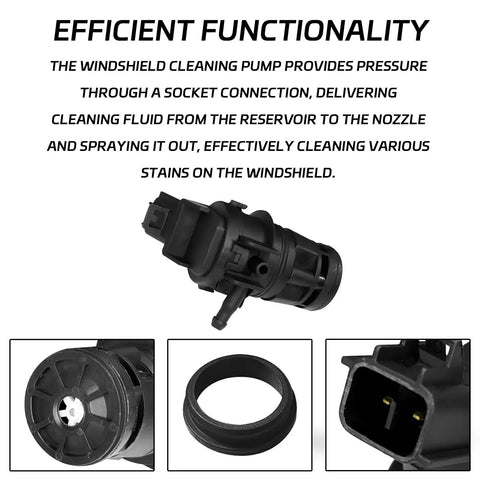 Windshield Washer Pump Replacement For Toyota, Lexus, Subaru, Mazda, Nissan, Acura, Honda With 85330-60190 85330-AE010, product features