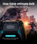 Back view of Wireless Pro Controller For Nintendo Switch Switch Lite And OLED And PC Windows shown in fantasy game scene