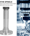 Rugged 38mm Hole Lathe Spindle Replacement For Mini Lathes, shown with machining tool in action, compatible with various models