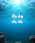Transparent Fishing Hook Bonnets for Treble Hooks Safety Caps Protectors Pack of 100 floating underwater