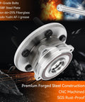 Front Wheel Hub And Bearing Assembly Plug And Play Ready Fits Dodge Durango 2011 Through 2024 And Jeep Grand Cherokee 2011 Through 2021 Plus WK 2022 5 Lug Replacement Part 513324 52124767AE HA590419 853010190 close-up view