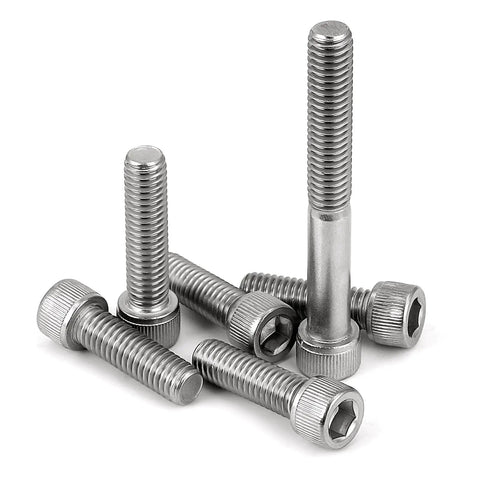Pro Shop Grade M8 X 1.25 Full Thread Socket Head Cap Screws In Tough As Nails 304 Stainless Steel With Secure Allen Drive For Heavy Duty Projects And Quick Garage Fixes Pack Of Twenty. Various lengths and sizes.