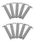 Beefy 20 Pack M8x35 Hex Socket Cap Screws Fully Threaded Bolts for Cat Tree Spare Parts shown in two neat rows