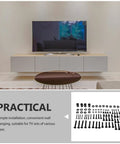88 Piece TV Wall Mount Screw Set With Washers And Spacers For Easy No Fuss Living Room And Office TV Installation