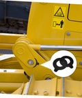Heavy Duty Excavator Pin Shim Kit Beefed Up With Round Rubber Washers For Boom Bushing Replacement Extend Equipment Life Durable Machinery Pin Shims Easy Installation Fits Excavator Buckets And Boom Pads. black rubber washers on excavator boom pin