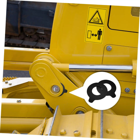 Heavy Duty Excavator Pin Shim Kit Beefed Up With Round Rubber Washers For Boom Bushing Replacement Extend Equipment Life Durable Machinery Pin Shims Easy Installation Fits Excavator Buckets And Boom Pads. black rubber washers on excavator boom pin