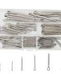 Heavy Duty Cotter Pin Assortment Kit 260 390 520 Pcs Stainless Steel 304 Split Pins In M1.5 M2.5 M3.2 M4 Sizes For Trailer Hitch
