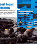 18Piece Engine Timing Tool Kit With Camshaft Lock And Flywheel Lock For Ford EcoBoost TiVCT Duratec Engines in use